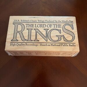 NEW THE LORD OF THE RINGS - J.R.R. TOLKIEN - 12 ONE HOUR CASSETTE TAPES IN BOX
